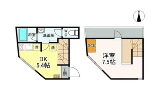 プラティーク神楽坂デュアルの間取り