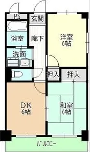 ハピネス光【4階】の間取り