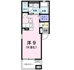 レジデンスやはたIII【1階】の間取り