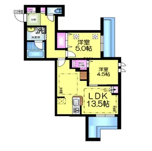 千葉県柏市千代田1【マンション】の間取り