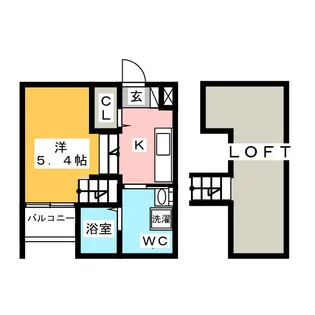 lapislazuli(ラピスラズリ)【1階】の間取り