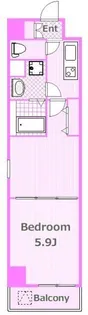 ソナーレ横浜【4階】の間取り