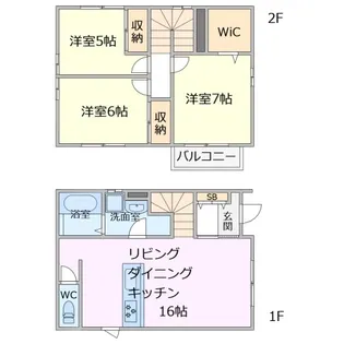 千葉県市原市玉前【一戸建】の間取り