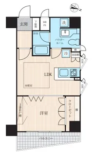 ラヴェンナ日本橋【6階】の間取り