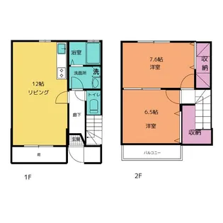ラ・ルミエルB-Aの間取り