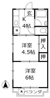 エクレールフジタ【3階】の間取り