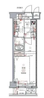 クレヴィスタ豊洲ベイサイド【2階】の間取り
