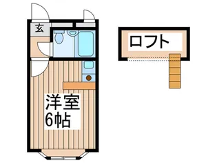 ベルピア上本郷第1【2階】の間取り
