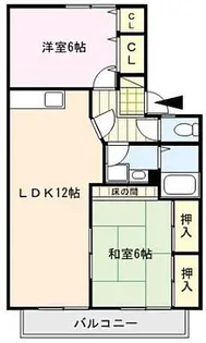 グリーンタウン津留崎【2階】の間取り