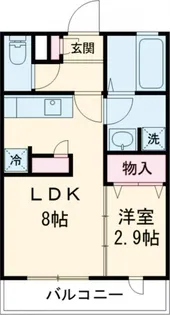 Sun demeure B【1階】の間取り