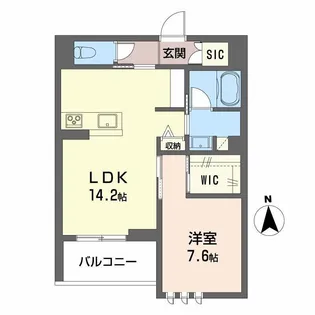 フェリシア【3階】の間取り