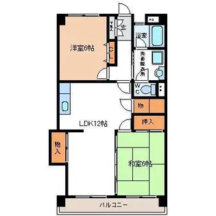 山文ハイツ【4階】の間取り