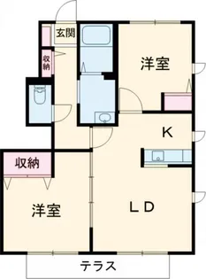 パルテール・加古川C【1階】の間取り