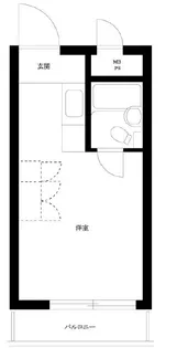 メゾン・ド・タンブール【2階】の間取り