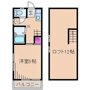 ハイツ杉【2階】の間取り