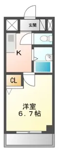 コスモハイツ【2階】の間取り