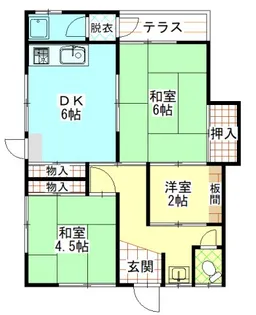 愛媛県今治市東門町2【一戸建】の間取り