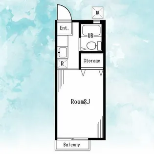 ヒルハウス【2階】の間取り