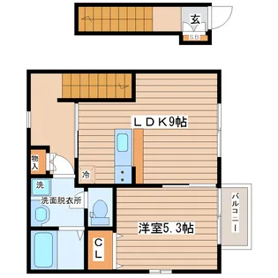 WIN大河原 A棟【2階】の間取り