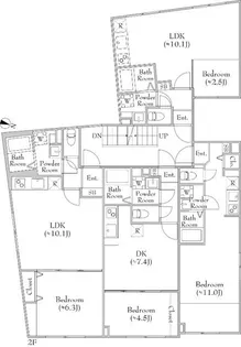 Fons Lucis Izumi【2階】の間取り