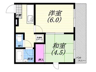 メゾン打出(南)【1階】の間取り