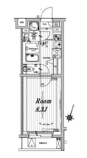 メイクスデザイン池袋パークサイド【4階】の間取り