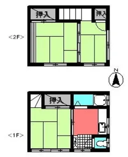 寿ハウス【2階】の間取り