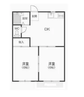 フォーブルルネサンスII【1階】の間取り