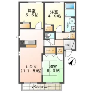 フォーレス21 C棟【1階】の間取り