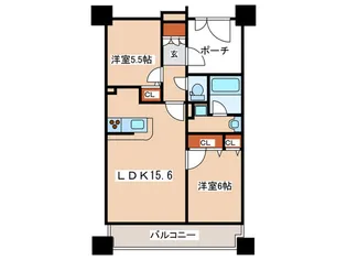 パークフラッツ横濱公園の間取り