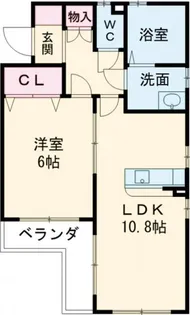 ファミーユ八光【3階】の間取り