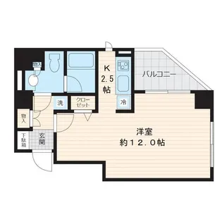 ロワジール三軒茶屋【2階】の間取り