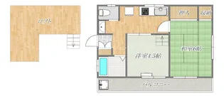 フラワーハイム【2階】の間取り
