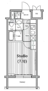 ガラ・ステーション岩本町North【2階】の間取り