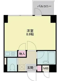 メインビル調布【4階】の間取り