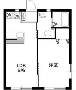 エスポワール【1階】の間取り