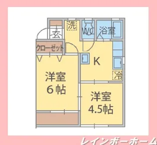 パステル・エステ-ト【2階】の間取り