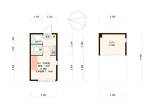ハーモニーテラス下高井戸III【2階】の間取り
