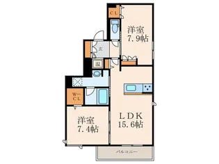 福岡県北九州市小倉北区山門町【マンション】の間取り