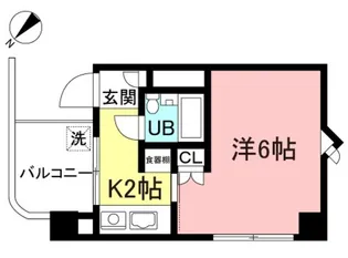 ディジィ川崎【10階】の間取り