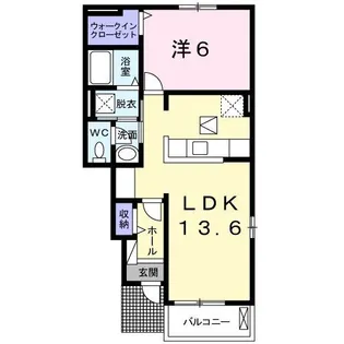 ライズ【1階】の間取り