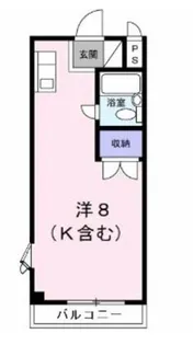 ウインク松木【4階】の間取り