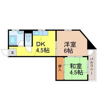 愛知県名古屋市東区筒井3【マンション】の間取り