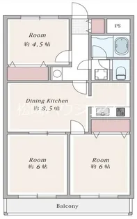 ナカムラビル【2階】の間取り