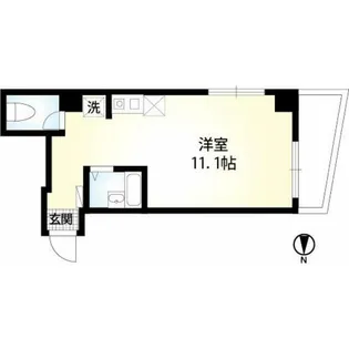 ダイヤモンドレジデンス蓮沼町【7階】の間取り