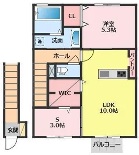 ラ・ルーチェ【2階】の間取り