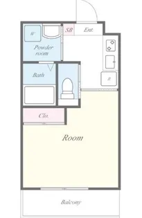 東京都品川区荏原6【マンション】の間取り