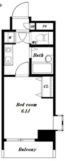 エクセリア代々木【5階】の間取り
