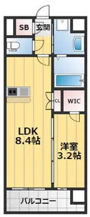エスリードレジデンス都島NORTH【5階】の間取り