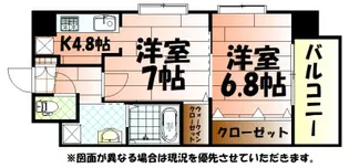 ザ・レジデンス香春口三萩野駅前【10階】の間取り